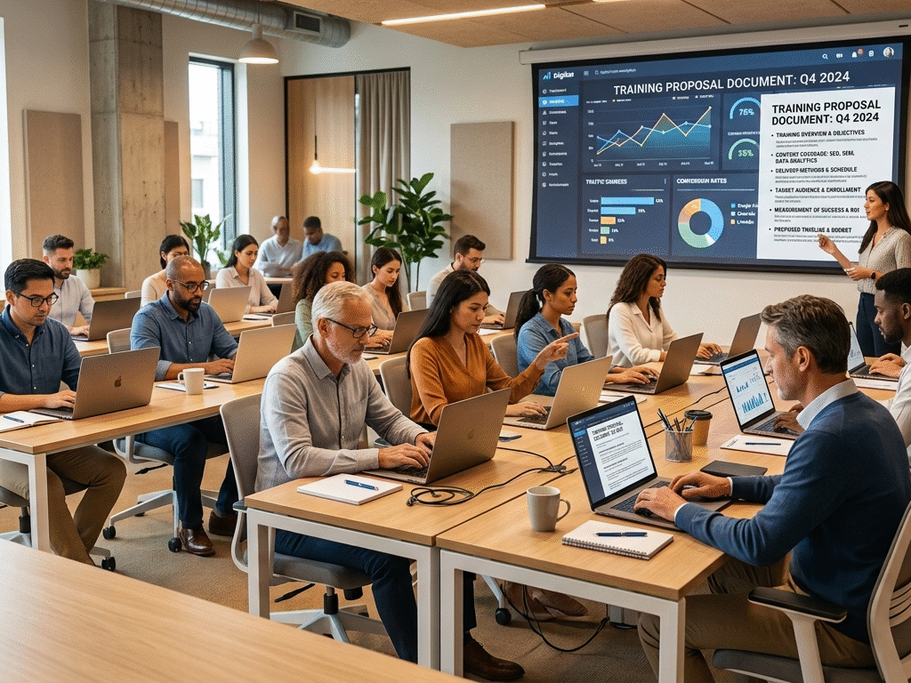 digital marketing training proposal